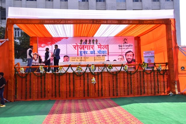 Candidates at the Rojgar Mela organised by Divine International Foundation