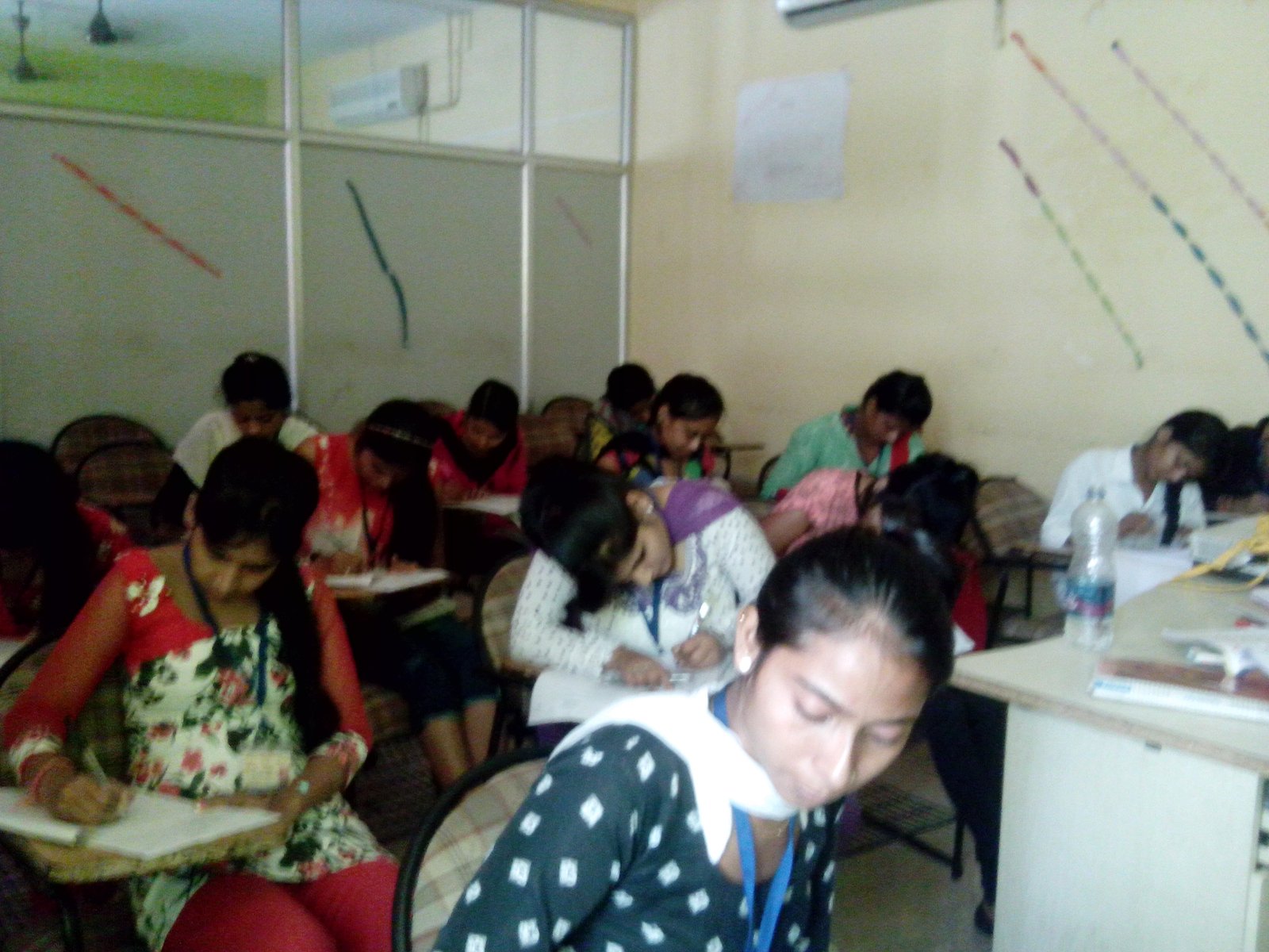 A vocational training class in progress